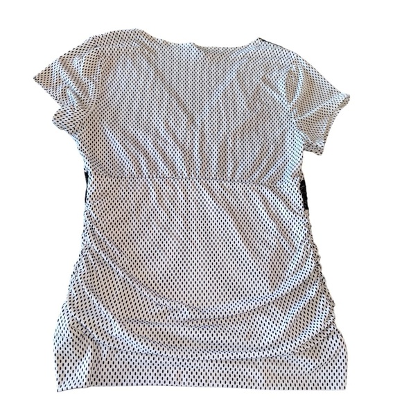 Maurices Babydoll Top Black Lace Polka Dot Y2K Romantic Parisian - Picture 7 of 9